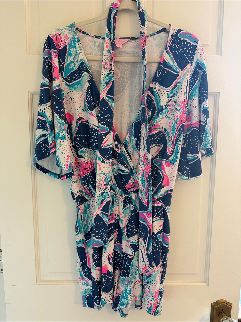 Lilly Pulitzer Girls' One-Piece in Navy, Teal & Pink